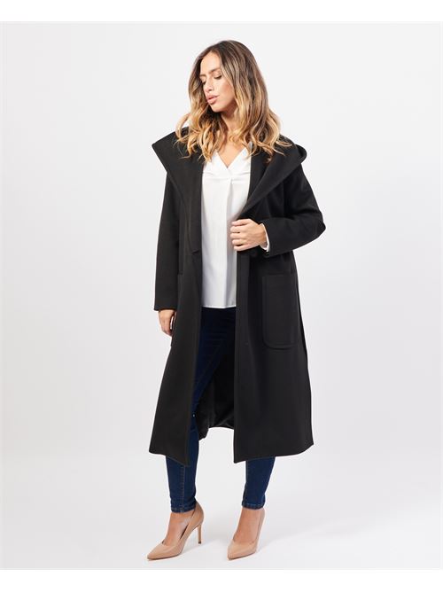 Corte de Gonzaga Women's Long Coat with Belt CORTE DEI GONZAGA | CEB790M0